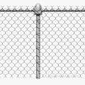 6 piedi Green Chain Link Fence Diamond Mesh Fencing